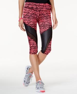 Material Girl Active Juniors' Printed Capri Leggings, Created For Macy's