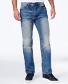 Sean John Men's Straight-fit Hamilton Destructed Jeans