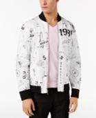 Guess Men's Graffiti Bomber Jacket