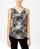 Inc International Concepts Sleeveless Cowl-neck Top, Only At Macy's