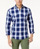 Tommy Hilfiger Men's Custom-fit Buckhorn Plaid Shirt