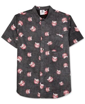 Jem Men's Ghostbusters Graphic-print Short-sleeve Shirt
