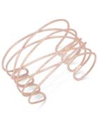 Inc International Concepts Rose Gold-tone Wire Cuff Bracelet, Only At Macy's
