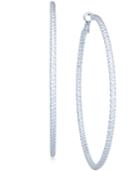 I.n.c. Large Textured Hoop Earrings, Created For Macy's