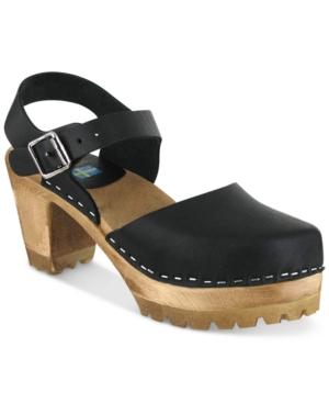 Mia Abba Wooden-platform Sandals Women's Shoes