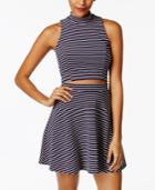 Emerald Sundae Juniors' 2-pc. Striped Fit & Flare Dress