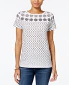 Tommy Hilfiger Fiona Printed T-shirt, Only At Macy's