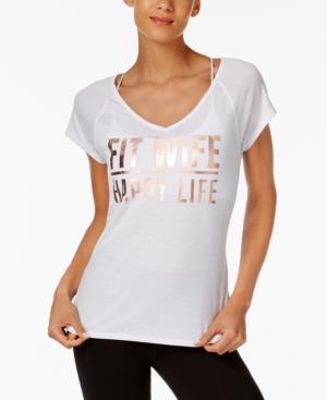 Ideology Metallic-graphic Bride T-shirt, Only At Macy's