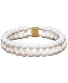 Honora Style Cultured Freshwater Pearl Two-row Bracelet In 14k Gold (6mm)