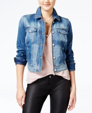 Jessica Simpson Angela Navy Wash Denim Jacket