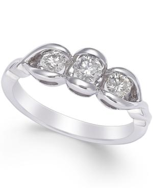 Sirena Diamond Engagement Ring In 14k White Gold (1/2 Ct. T.w.)