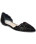 Blue By Betsey Johnson Lucy Embellished Flats Women's Shoes