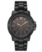 Sean John Men's Venice Black Bracelet Watch 45mm