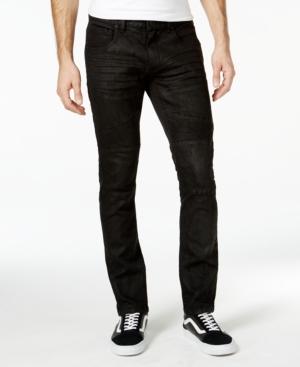 Inc International Concepts Hakeem Black-wash Skinny Jeans, Only At Macy's