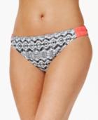 Go By Gossip Electric Impulses Printed Bikini Bottoms Women's Swimsuit