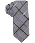 Alfani Men's Purple Skinny Tie, Only At Macy's