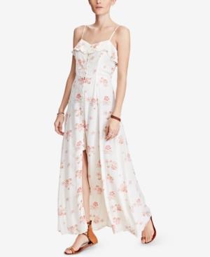 Denim & Supply Ralph Lauren Printed Cutout Maxi Dress
