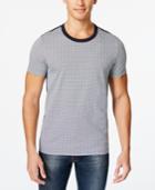 Armani Exchange Men's Textured Net-print T-shirt