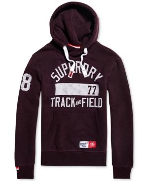 Superdry Men's Trackster Logo-print Hoodie