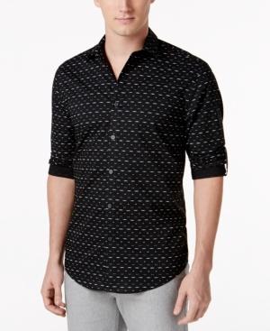 Alfani Men's Dash-print Shirt, Only At Macy's