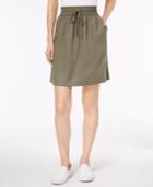 Lacoste Pique Drawstring-waist Skirt