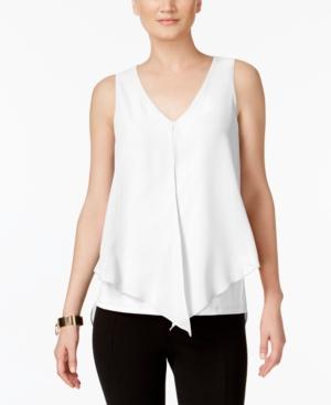 Ny Collection Sleeveless Chiffon Top