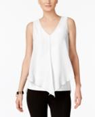 Ny Collection Sleeveless Chiffon Top