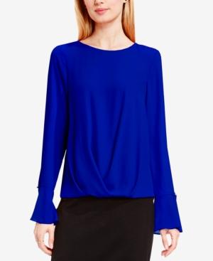 Vince Camuto High-low Flutter-cuff Top