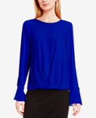 Vince Camuto High-low Flutter-cuff Top