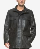 Marc New York Men's Lined Leather Jacket