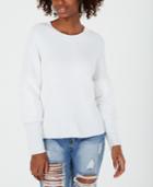 Ultra Flirt By Ikeddi Juniors' Faux Fur-trimmed Sweater
