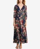 Denim & Supply Ralph Lauren Floral-print Gauze Maxi Dress