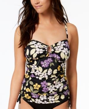 Swim Solutions Villa Keyhole Underwire Tankini Top, Created For Macy's Women's Swimsuit