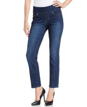 Jag Malia Slim-leg Jeans, Dark Shadow Wash