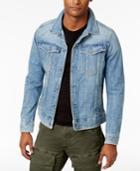 G-star Raw Men's 3301 Slim-fit Deconstructed 3d Denim Jacket