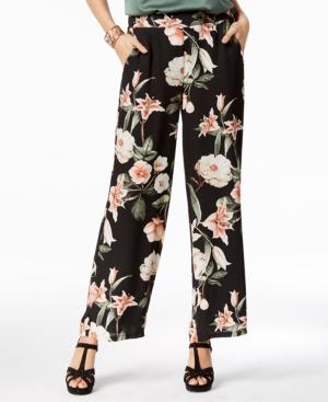 Thalia Sodi Printed Wide-leg Soft Pants, Created For Macy's