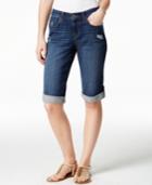 Style & Co. Normandy Wash Denim Bermuda Shorts, Only At Macy's