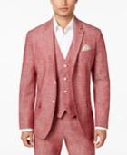 Tasso Elba Men's Classic-fit Chambray Blazer, Only At Macy's