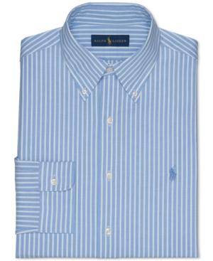 Polo Ralph Lauren Slim-fit Blue Stripe Dress Shirt
