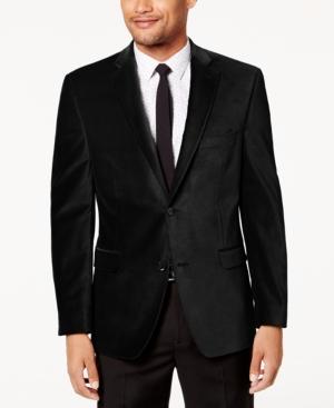 Alfani Men's Velvet Slim-fit Sport Coat, Created For Macy's