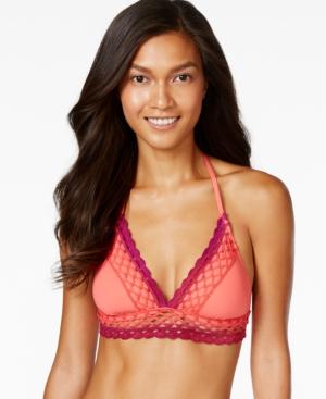 Becca Crochet-trim Halter Bikini Top Women's Swimsuit