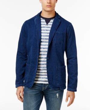Weatherproof Vintage Men's Knit Denim Blazer, Only At Macy's