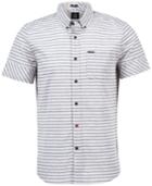 Volcom Men's Melvin Horizontal-stripe Short-sleeve Shirt
