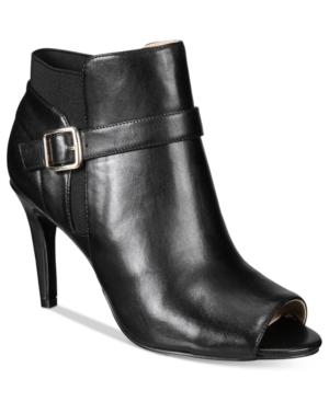 Marc Fisher Shimmee Peep-toe Booties Women's Shoes