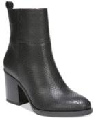 Franco Sarto Owens Block-heel Booties Women's Shoes