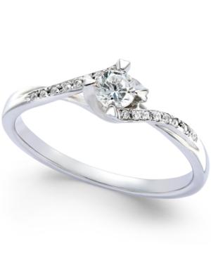 Diamond Promise Ring (1/5 Ct. T.w.) In Sterling Silver