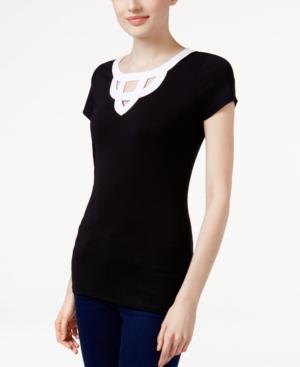 Inc International Concepts Cutout T-shirt, Only At Macy's