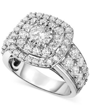 Trumiracle Diamond Double Halo Engagement Ring (3 Ct. T.w.) In 14k White Gold