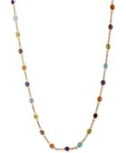 Effymosaic Collection Multi-gemstone Link Collar Necklace (9 Ct. T.w.) In 14k Gold