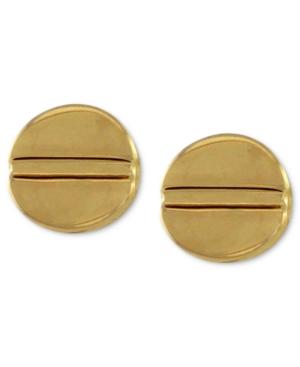 Vince Camuto Earrings, Gold-tone Basic Stud Earrings